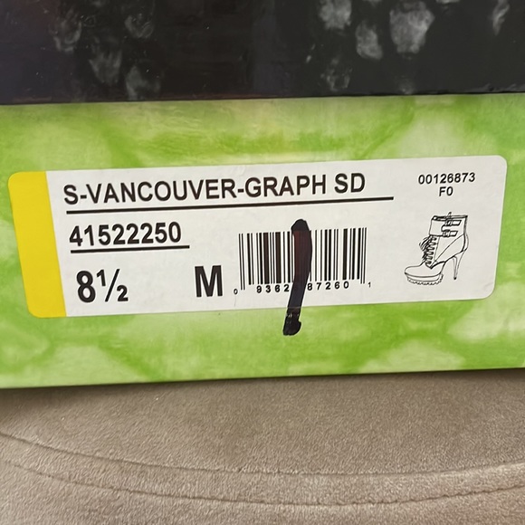CLOSET CLEAR OUT: Sam Edelman Sz 8.5 Suede Platform Bootie In Graphite 🤍 - Picture 2 of 4